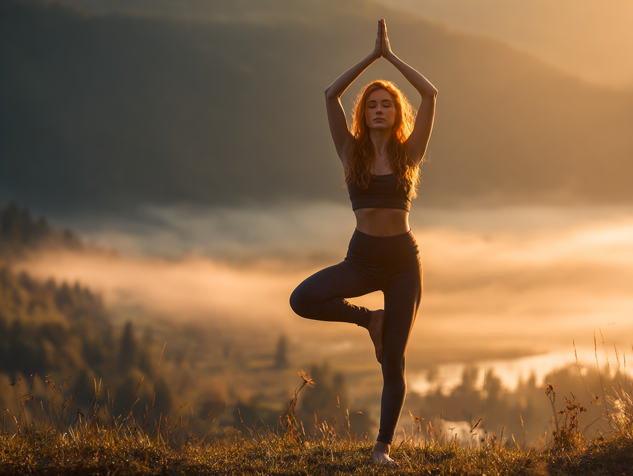 Група людей медитує в студії йоги